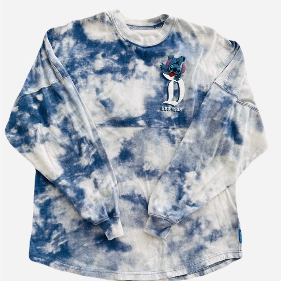 Unisex Disneyland Stitch 626 Experiment Blue Tie-Dye Spirit Jersey Size Small - Picture 2 of 10
